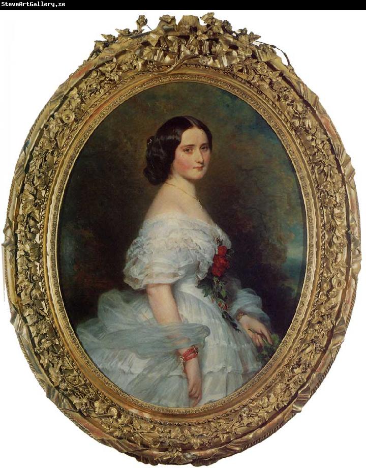 Franz Xaver Winterhalter Anna Dollfus, Baronne de Bourgoing